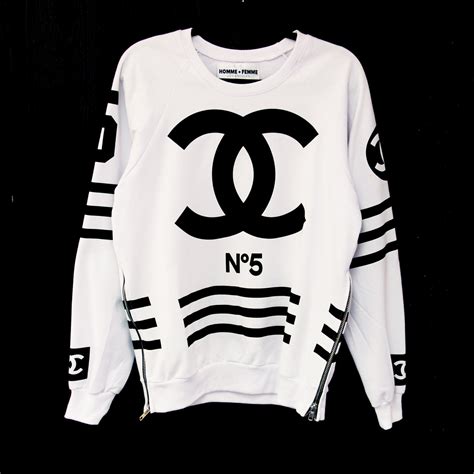 homme femme chanel no 5 sweater|chanel cardigans.